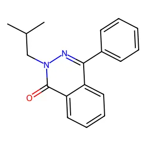 2-(2-Methylpropyl)-4-phenylphthalazin-1-one structure