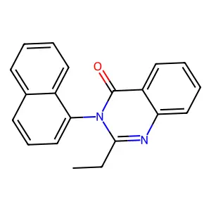2-Ethyl-3-naphthalen-1-ylquinazolin-4-one structure