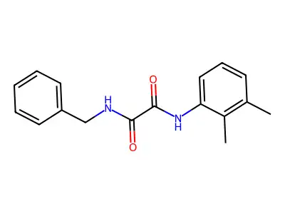 N-benzyl-N'-(2,3-dimethylphenyl)ethanediamide structure