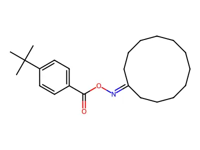 (Cyclododecylideneamino) 4-tert-butylbenzoate structure