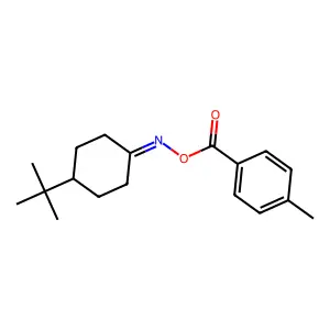 1-[({[4-(Tert-butyl)cyclohexyliden]amino}oxy)carbonyl]-4-methylbenzene structure