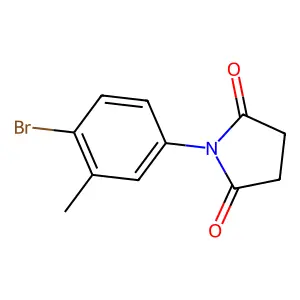 1-(4-Bromo-3-methylphenyl)pyrrolidine-2,5-dione structure