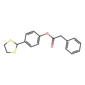 4-(1,3-Dithiolan-2-yl)phenyl 2-phenylacetate structure