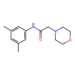 N-(3,5-dimethylphenyl)-2-(morpholin-4-yl)acetamide structure