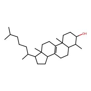 2-Amino-4-(p-chlorophenyl)-2,4a,5,9b-tetrahydroindeno(2,1-e)-1,3-oxazine structure