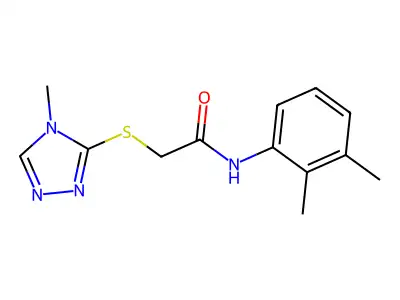 N-(2,3-dimethylphenyl)-2-[(4-methyl-4H-1,2,4-triazol-3-yl)sulfanyl]acetamide structure