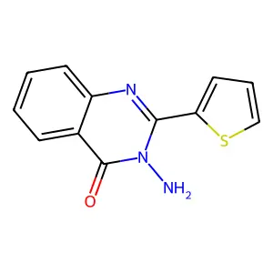 3-amino-2-(2-thienyl)-4(3H)-quinazolinone structure