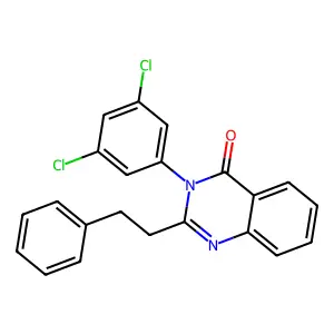 3-(3,5-dichlorophenyl)-2-phenethyl-4(3H)-quinazolinone structure