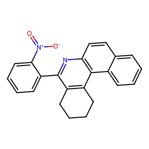 5-{2-Nitrophenyl}-1,2,3,4-tetrahydrobenzo[a]phenanthridine structure