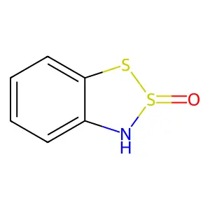 3h-1,2,3-Benzodithiazole 2-oxide structure