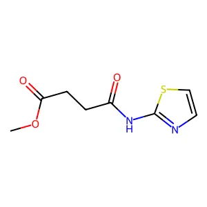 N-Thiazol-2-yl-succinamic acid methyl ester structure