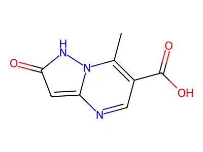 7-Methyl-2-oxo-1,2-dihydropyrazolo[1,5-A]pyrimidine-6-carboxylic acid structure