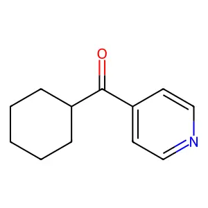 Cyclohexyl-4-pyridinylmethanone structure