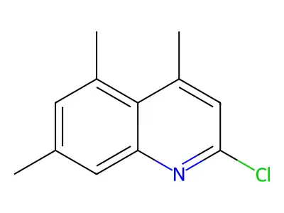 2-Chloro-4,5,7-trimethylquinoline structure
