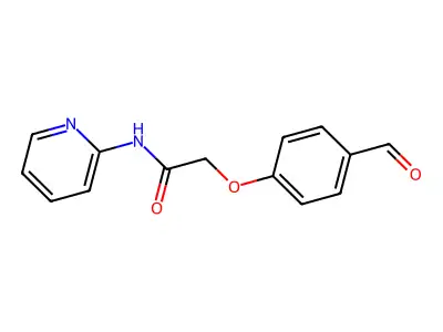 2-(4-Formylphenoxy)-N-2-pyridinylacetamide structure