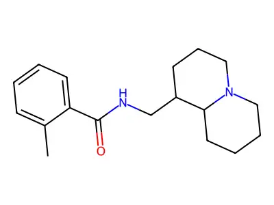 Aminolupinine o-methylbenzoicacid amid structure