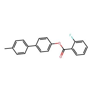 4'-Methylbiphenyl-4-yl 2-fluorobenzoate structure