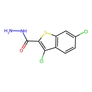 3,6-Dichloro-1-benzothiophene-2-carbohydrazide structure