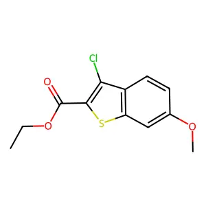 Ethyl 3-chloro-6-methoxybenzo[b]thiophene-2-carboxylate structure