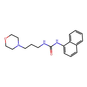 1-(3-Morpholin-4-ylpropyl)-3-naphthalen-1-ylurea structure