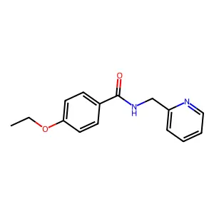 4-ethoxy-N-(2-pyridinylmethyl)benzamide structure