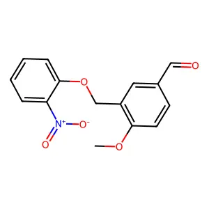 4-甲氧基-3-[(2-硝基苯氧基)甲基]苯甲醛 structure