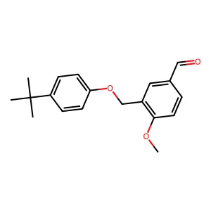 3-[(4-Tert-butylphenoxy)methyl]-4-methoxybenzaldehyde structure