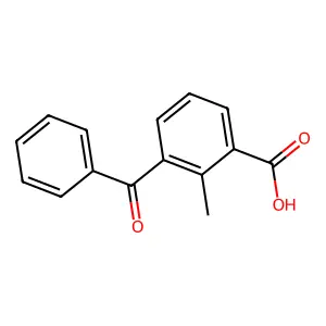 3-Benzoyl-2-methylbenzoic acid structure