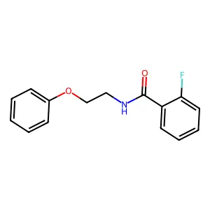 2-fluoro-N-(2-phenoxyethyl)benzamide structure
