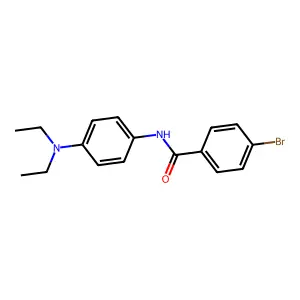 4-bromo-N-[4-(diethylamino)phenyl]benzamide structure