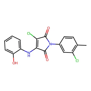 C17H12Cl2N2O3 structure
