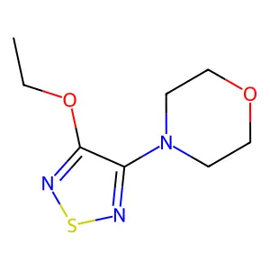 4-(4-Ethoxy-1,2,5-thiadiazol-3-yl)morpholine structure