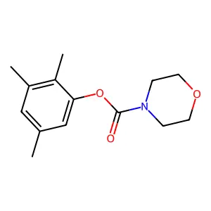 2,3,5-Trimethylphenyl morpholine-4-carboxylate structure