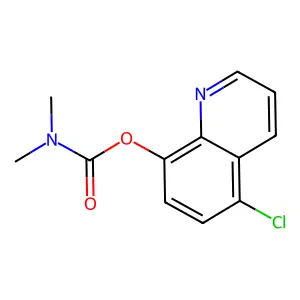 5-Chloroquinolin-8-yl dimethylcarbamate structure
