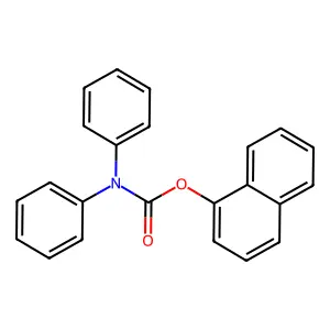 Naphthalen-1-yl diphenylcarbamate structure