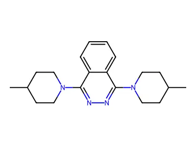 1,4-Bis(4-methylpiperidin-1-yl)phthalazine structure