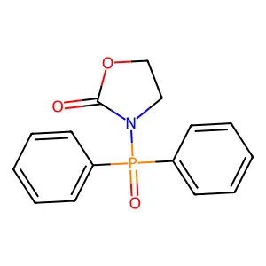 3-Diphenylphosphoryl-1,3-oxazolidin-2-one structure