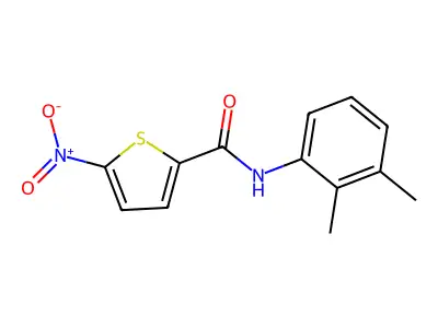 N-(2,3-dimethylphenyl)-5-nitrothiophene-2-carboxamide structure