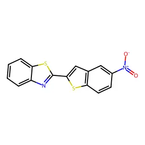 2-(5-Nitro-1-benzothiophen-2-yl)-1,3-benzothiazole structure
