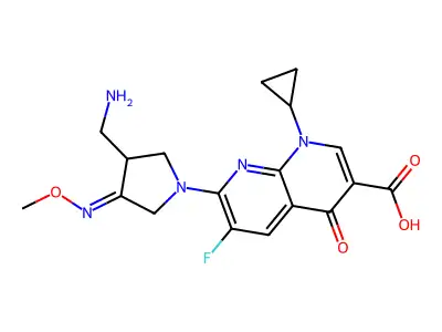 Gemifloxacin structure