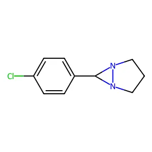 6-(4-Chlorophenyl)-1,5-diazabicyclo[3.1.0]hexane structure