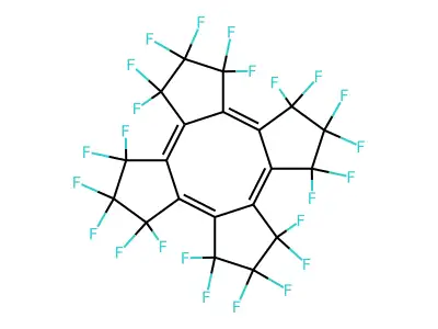 Perfluorododecahydrotetracyclopentacyclooctene structure