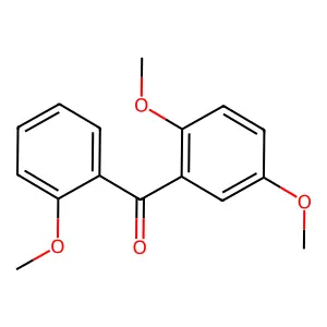 Benzophenone, 2,2',5-trimethoxy- structure