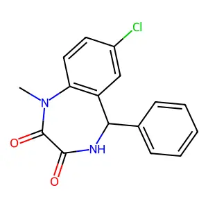 3-Oxo-4,5-dihydro temazepam structure