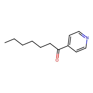 1-(4-Pyridinyl)-1-heptanone structure