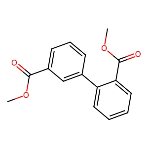 Methyl 2-(3-methoxycarbonylphenyl)benzoate structure