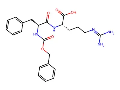 Cbz-DL-Phe-DL-Arg-OH structure