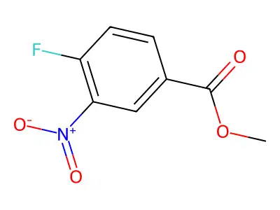 Methyl 4-fluoro-3-nitrobenzoate structure