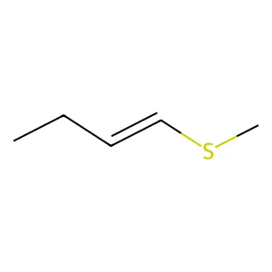 1-(Methylthio)-1-butene, (1E)- structure