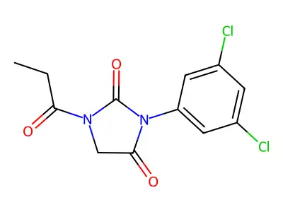 Hydantoin, 3-(3,5-dichlorophenyl)-1-propionyl- structure